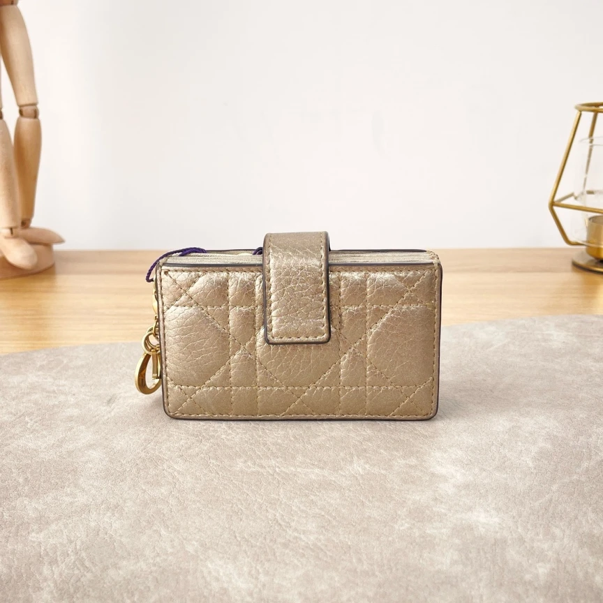 95新 DIOR/迪奥 【九筒奢品】藤格纹卡包/1110