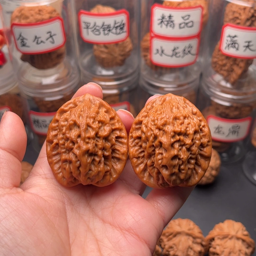 文玩核桃把件41精品金公子