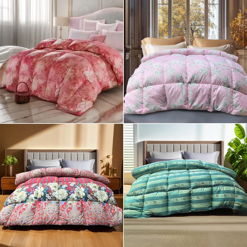 【重约8斤】高奢羽翼冬被加厚被子春秋被芯-四色不挑