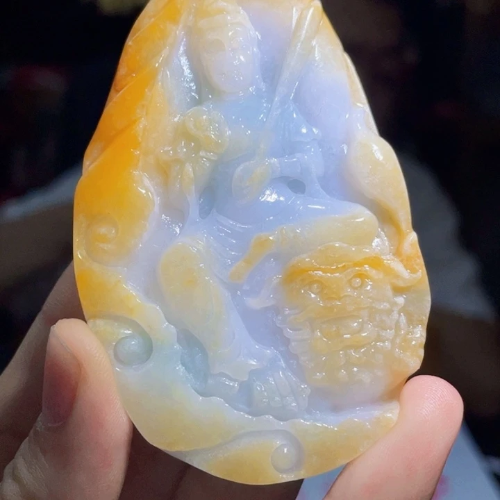 翡翠未镶嵌吊坠(不含链)A37