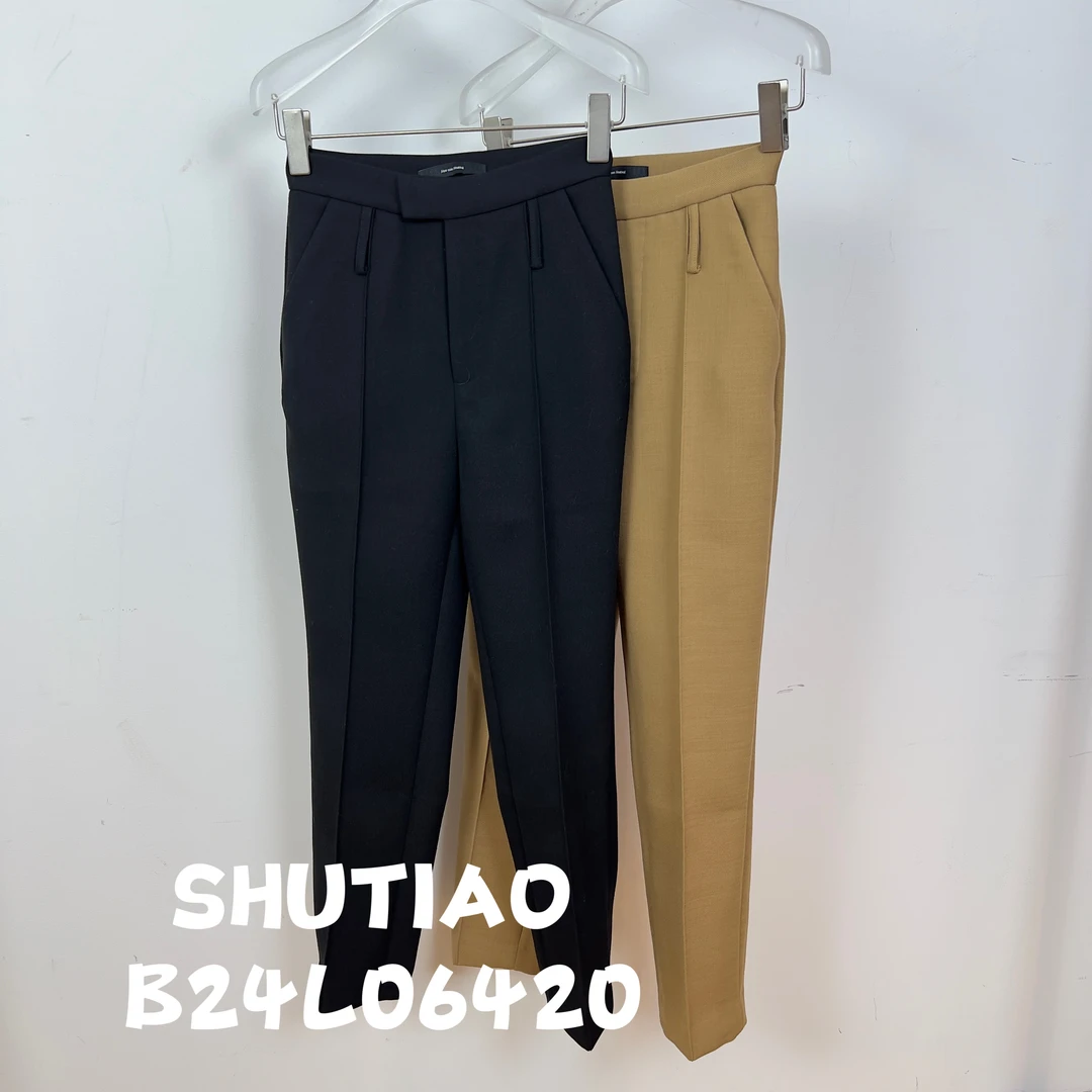 【SHUTIAO】2024秋冬：新款小众设计款裤子B24L06420
