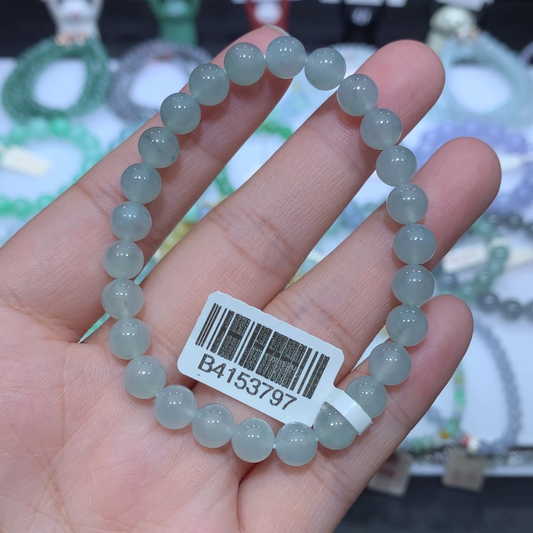 翡翠未镶嵌手串天然