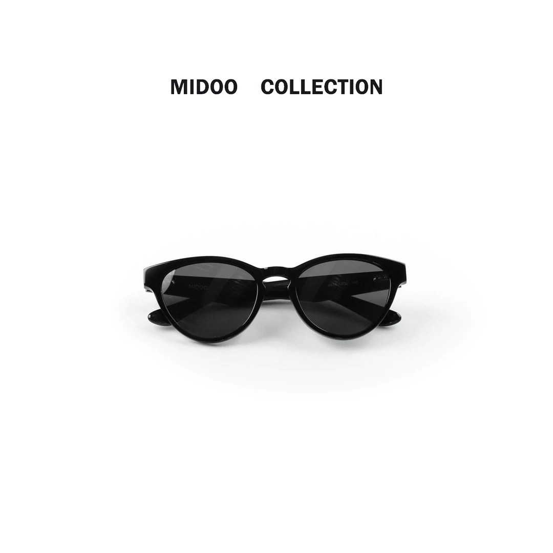 MIDOO ‘时髦出街’复古猫眼百搭显脸小遮阳墨镜