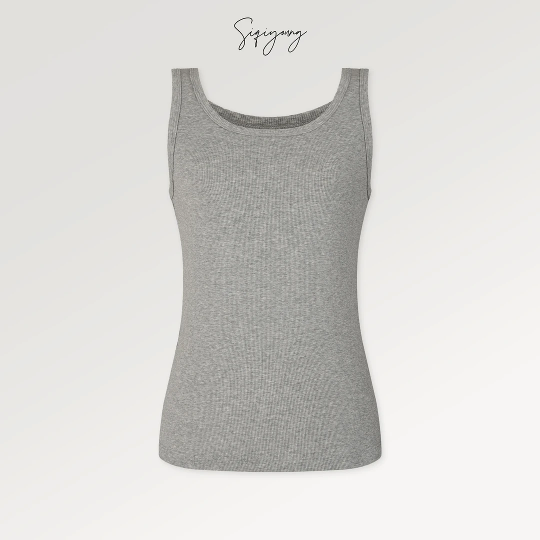 SIQIYOUNG【Maggie精选】螺纹针织打底背心