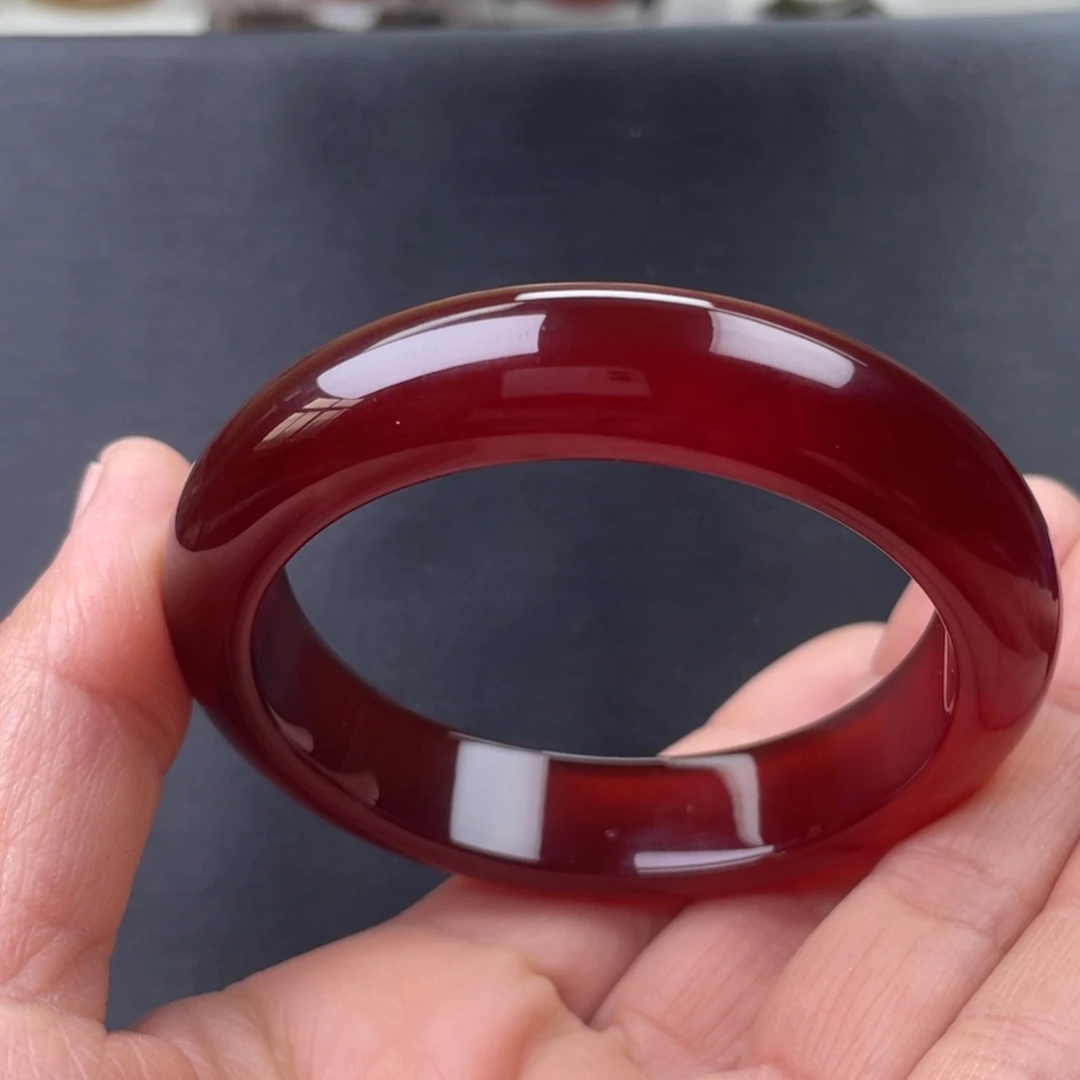 玛瑙/玉髓未镶嵌手镯54圈