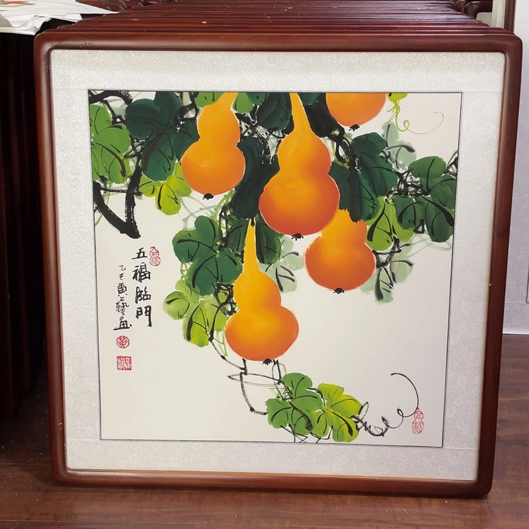 国画带框尺寸63*63厘米
