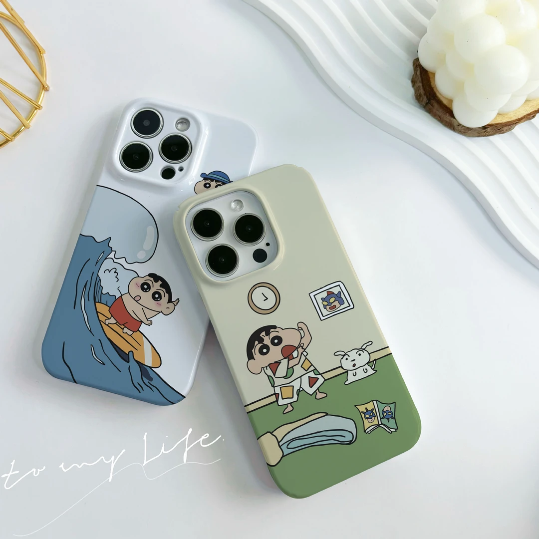 卡通动漫苹果手机壳适用iPhone15promax可爱防滑保护套