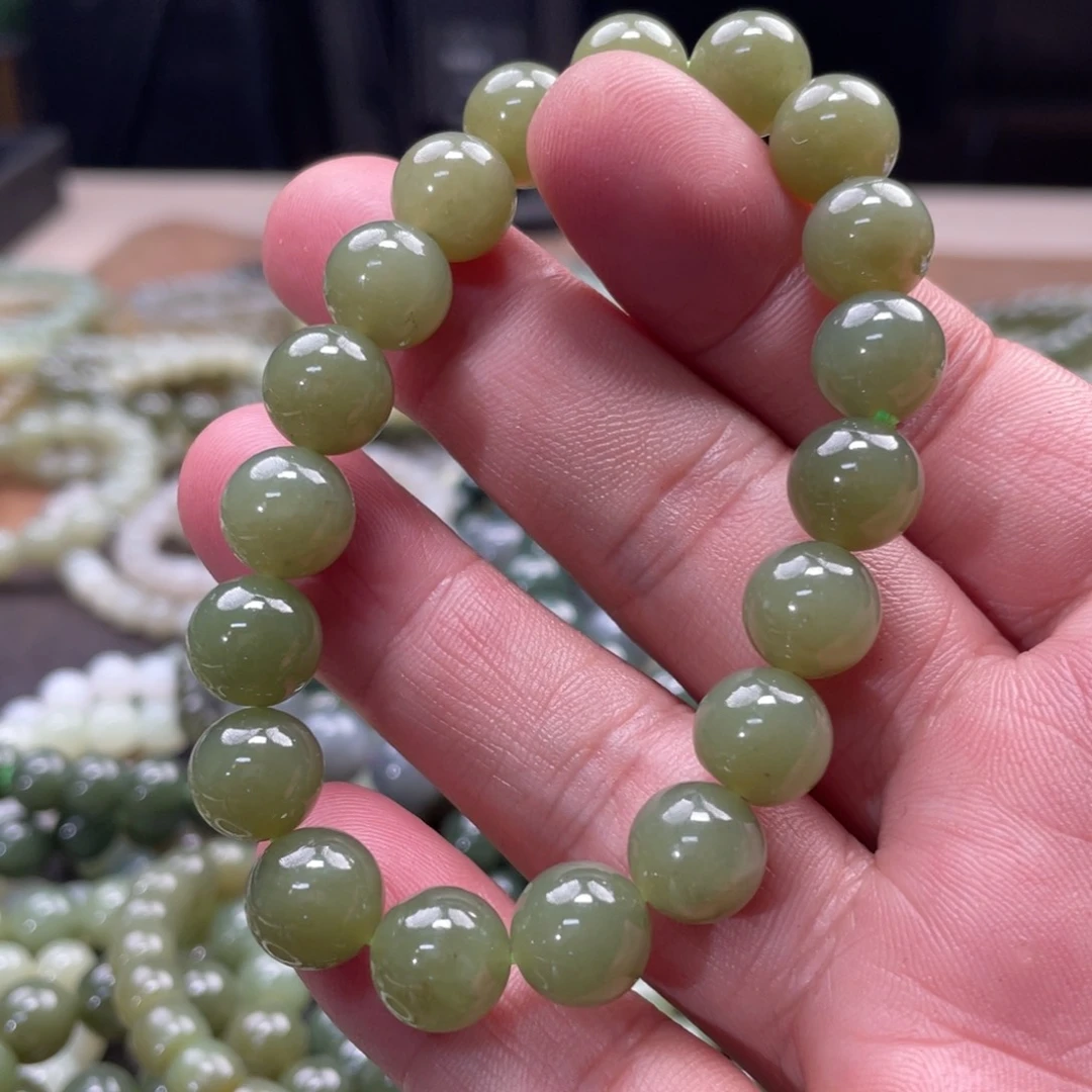 和田玉手链未镶嵌