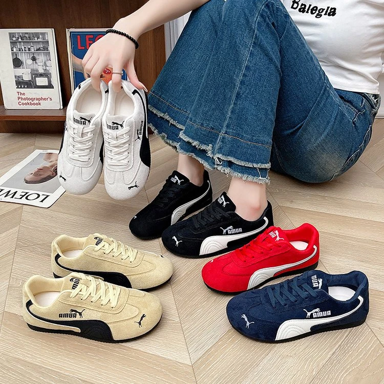 【高品质】德训鞋女鞋网面透气百搭小白鞋2025秋新款板鞋运动休闲鞋