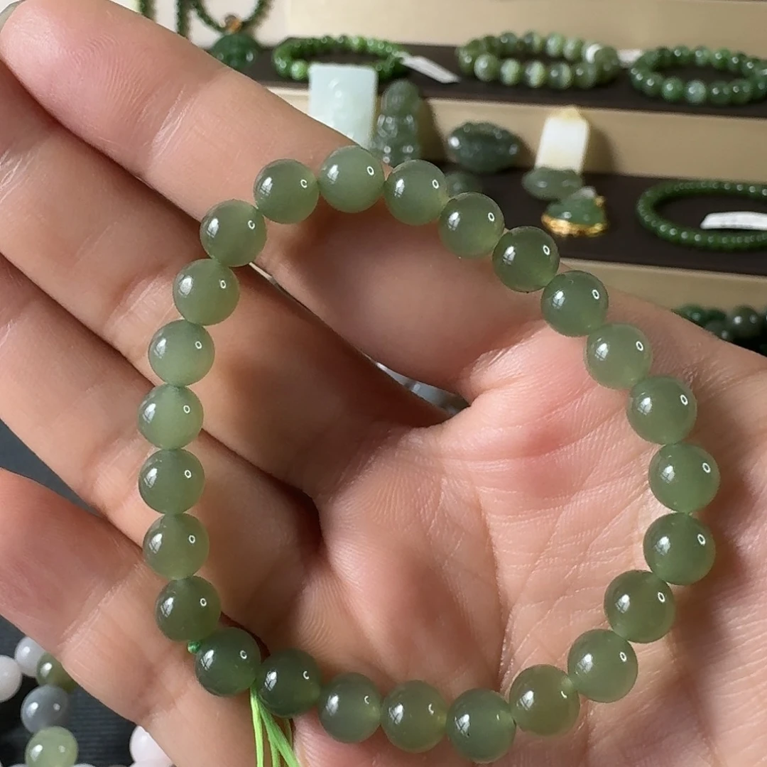 和田玉未镶嵌手串