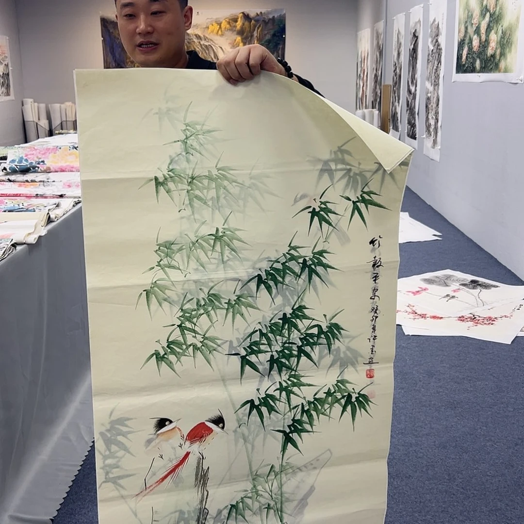 国画国画作品宣纸纯手绘