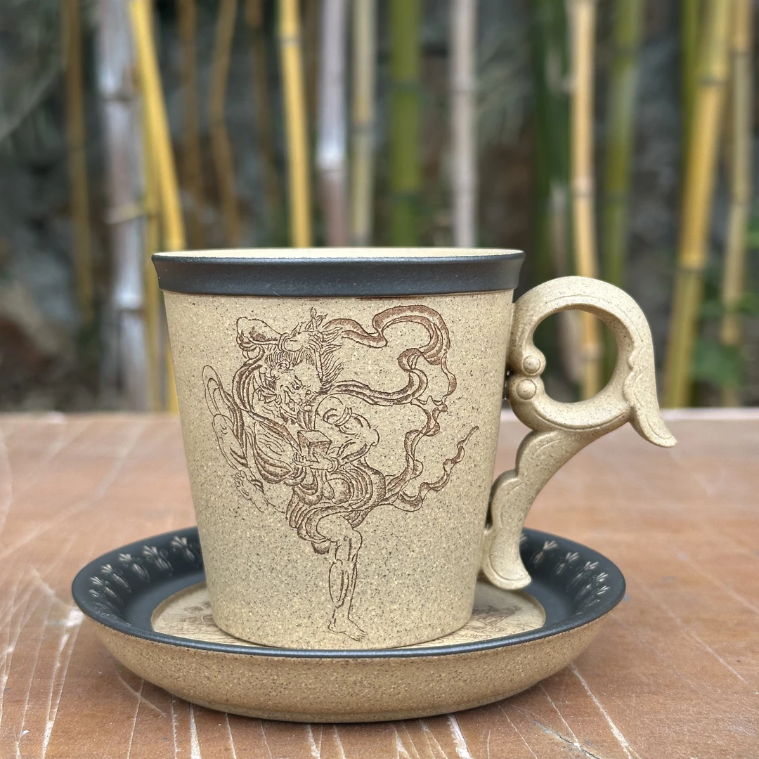 范家壶庄 如意杯套组（魁星点斗）段泥 135cc 范倩雯制 伟群范家壶