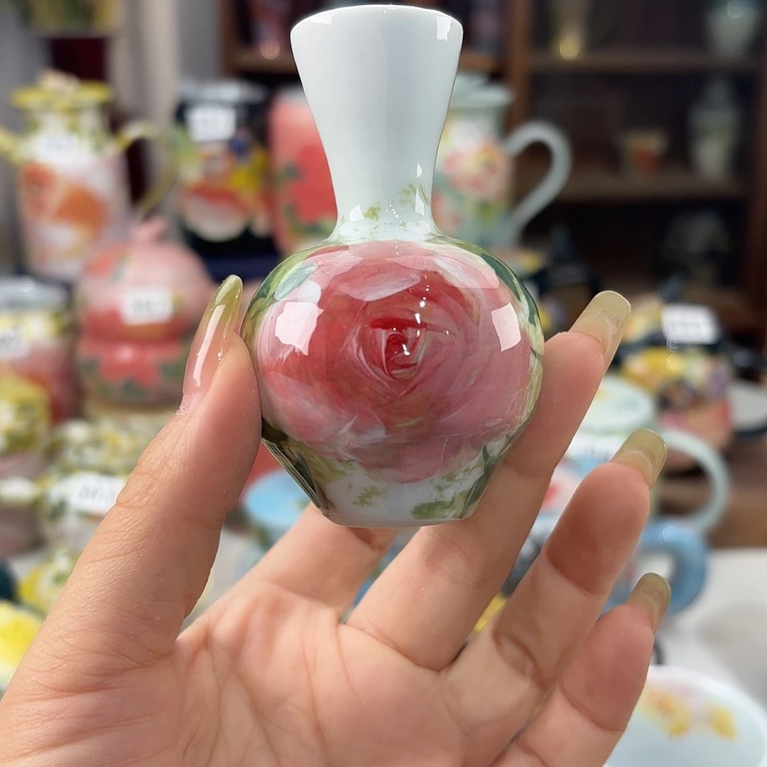 景德镇手绘高温釉下彩陶瓷茶具
