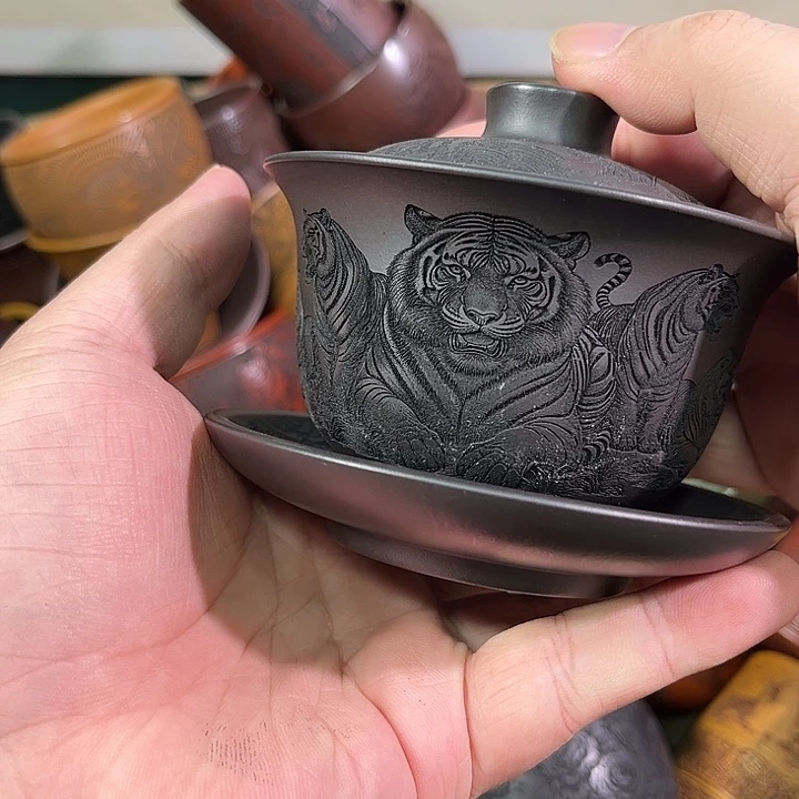 茶杯紫砂全手工紫砂主人杯