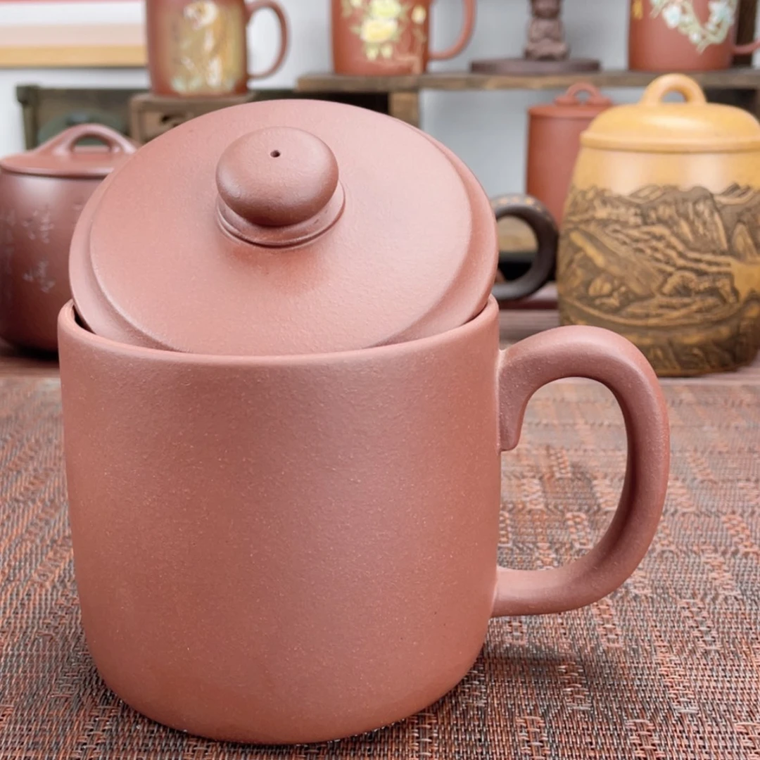 【闪购商品】紫砂茶杯宜兴原矿紫砂盖杯微瑕