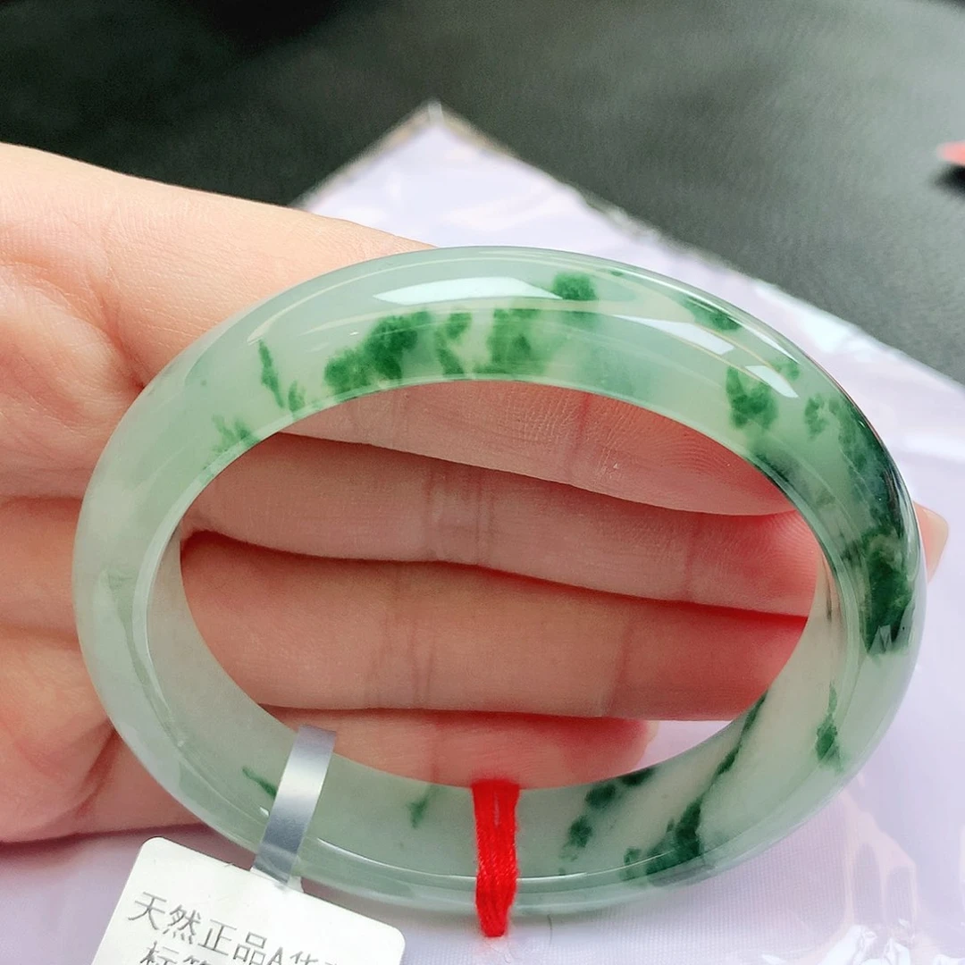 【闪购商品】未镶嵌手镯翡翠缅甸天然a货翡翠56贵