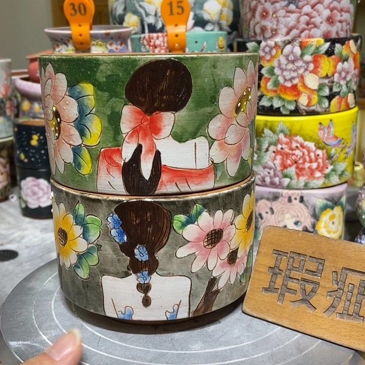 景德镇艺术手绘作品