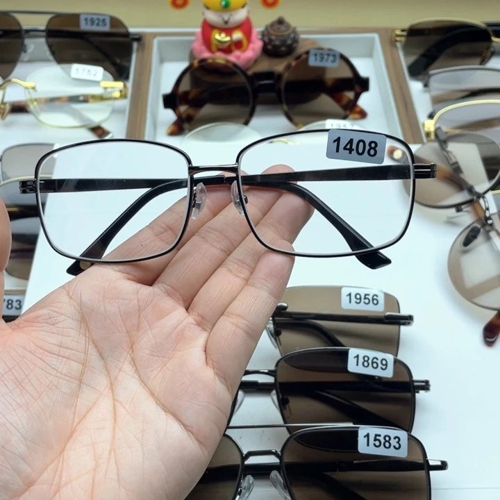 白水晶全框眼镜 1408