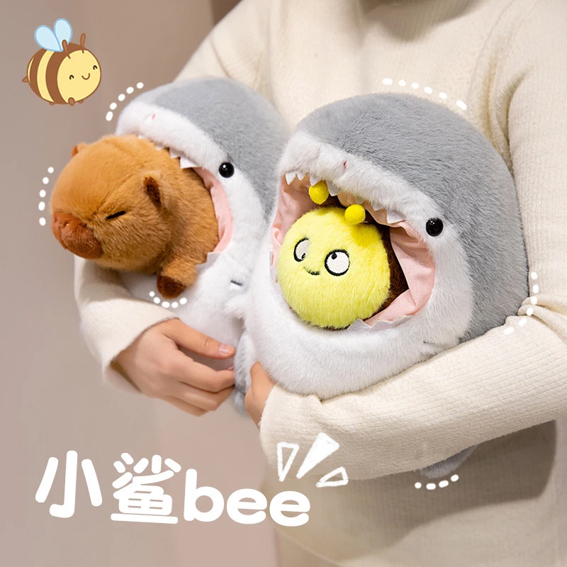 鲨鸟鲨猫鲨狗搞怪可爱生日礼物女生送男生女朋友闺蜜玩偶创意公仔