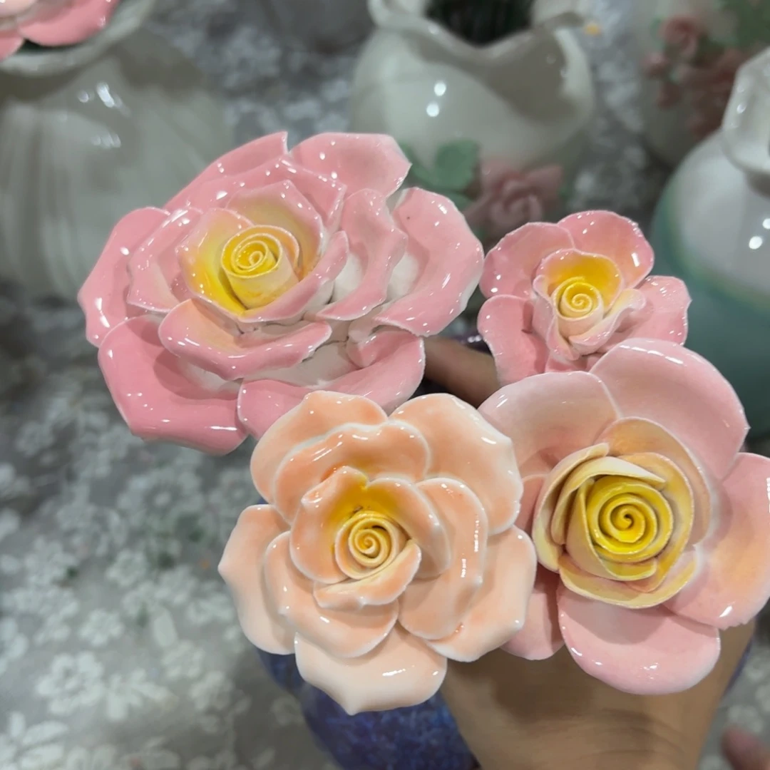 陶瓷花，20发货，退款拉黑