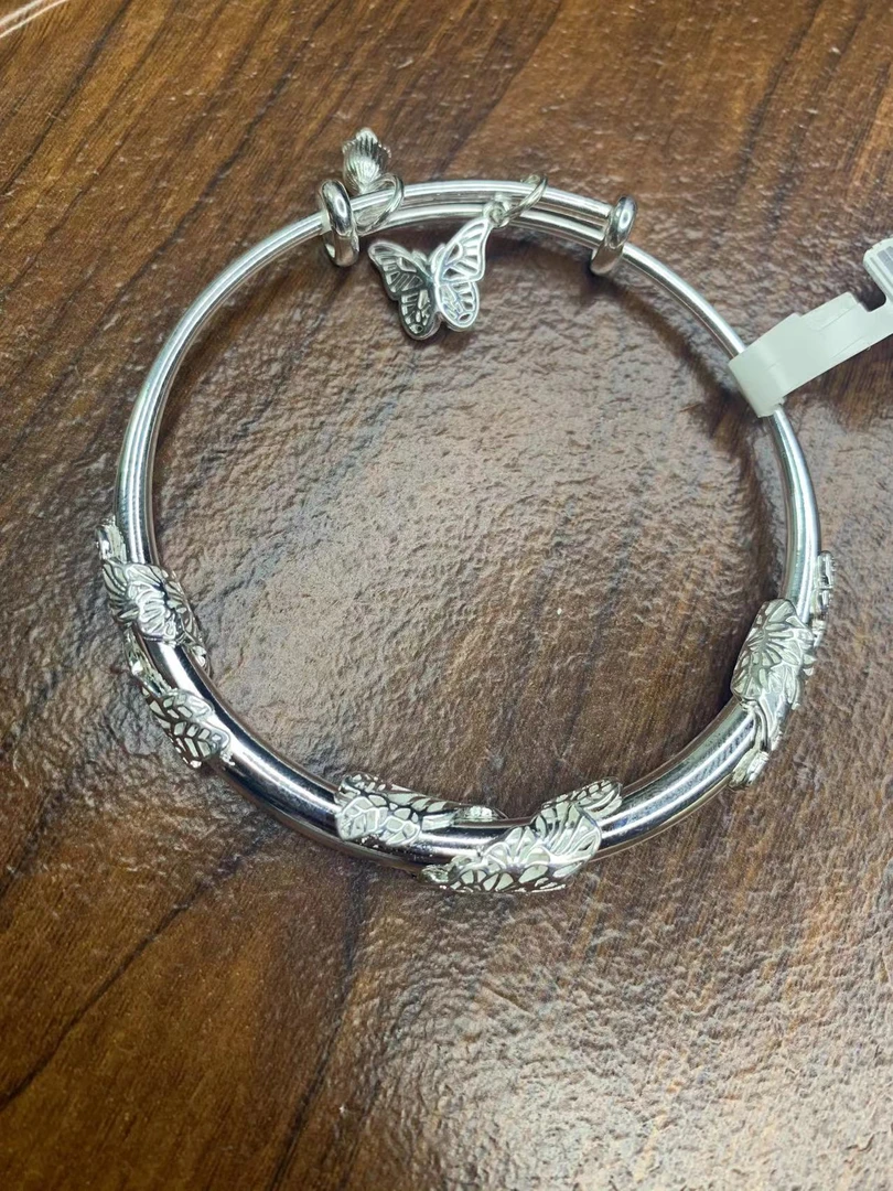 085 花蝴蝶手环 圈口可调节时尚气质手环无礼盒