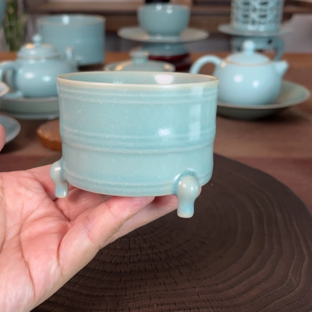 微瑕小号原矿汝官窑作品
