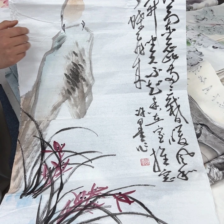 国画纯手绘作品欣赏图