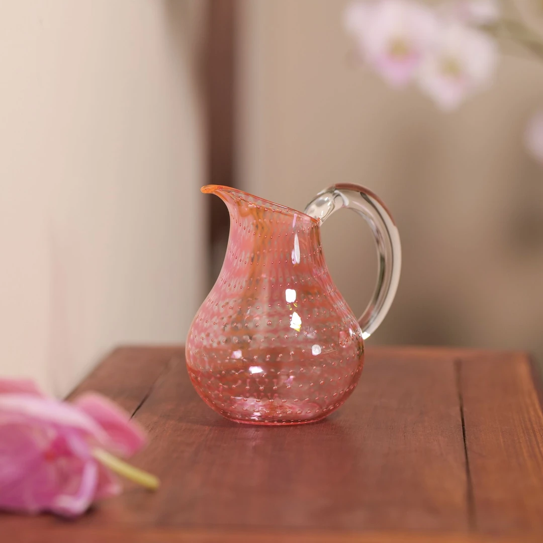 山怂x晶焱 月光公杯·粉色公道杯+粉色温茶器JYBL0183+JYBL0155