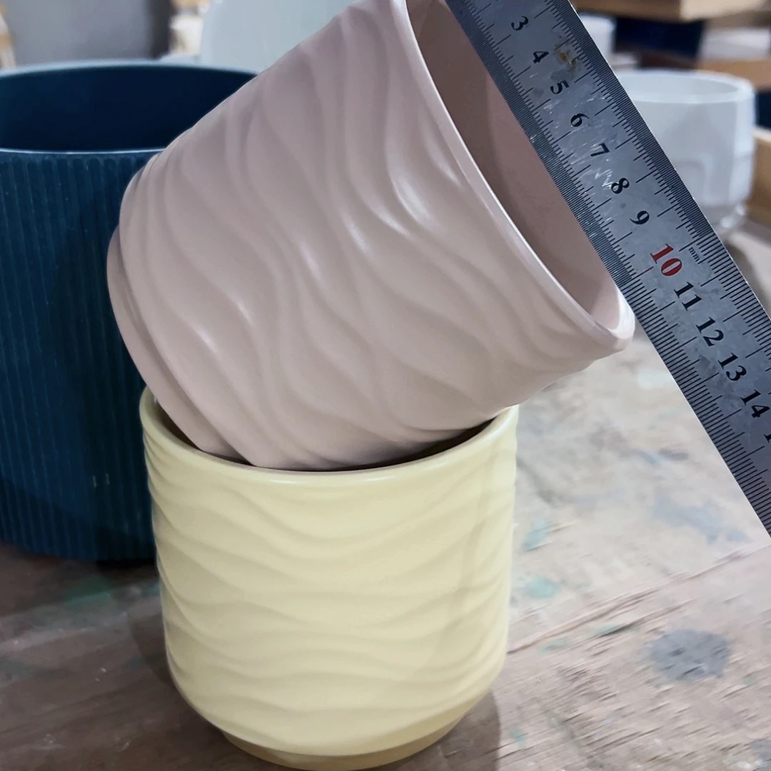 有孔，外贸尾单陶瓷花盆凑单10米包邮
