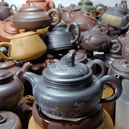 茶壶紫砂宜兴原矿石黄柴烧手工350cc紫砂壶