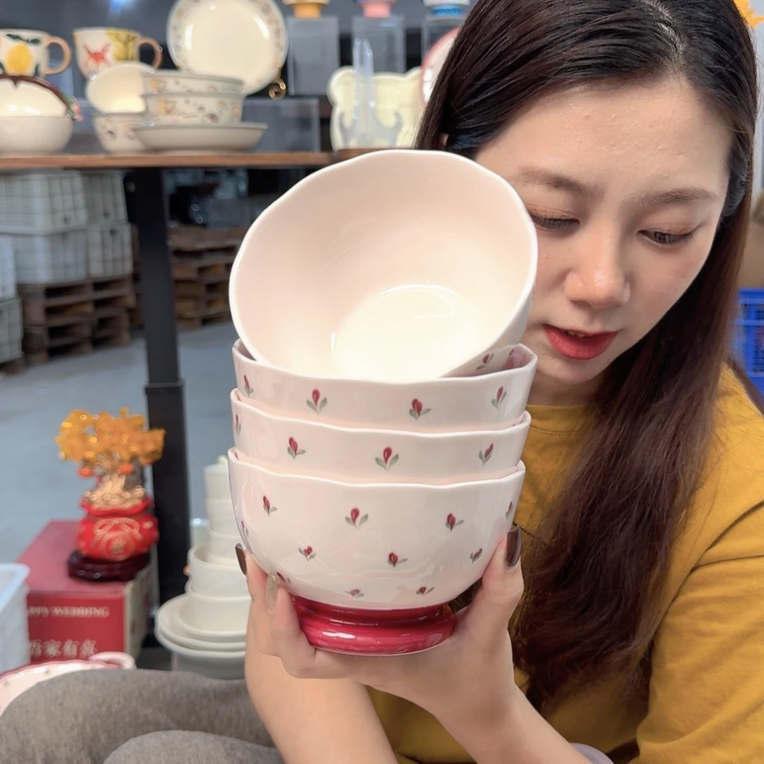 潮州微瑕陶瓷餐具5寸