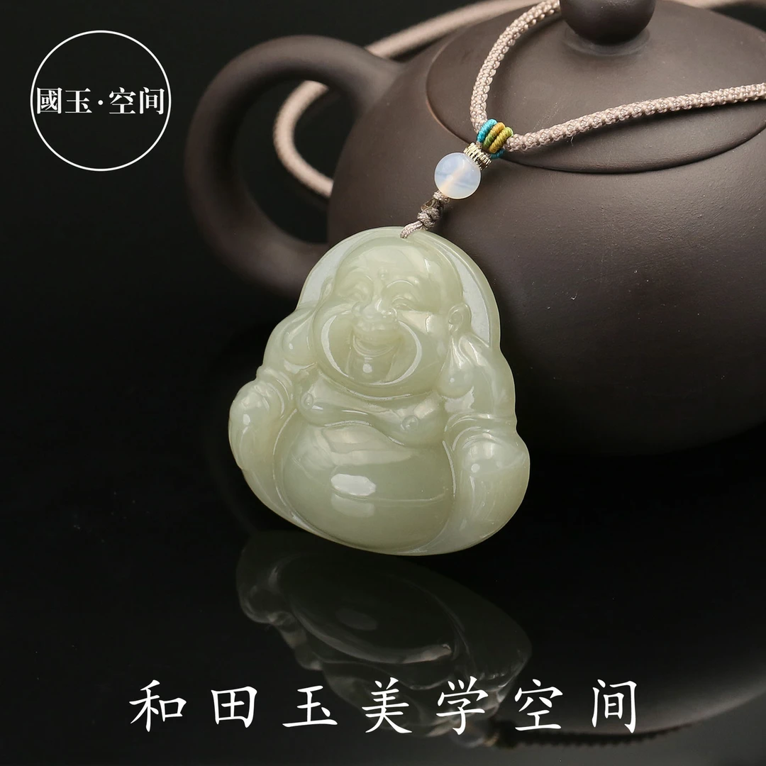 国玉天工晴水佛公吊坠 47*11*46mm gykj0431 多样性发货