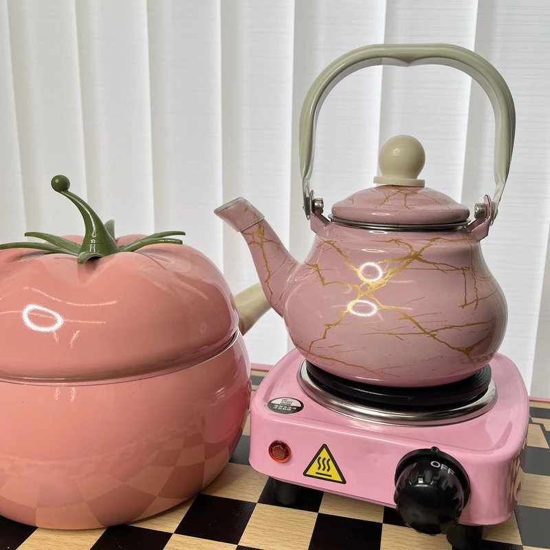 粉色佳人800ml 梨形壶加解冻盘