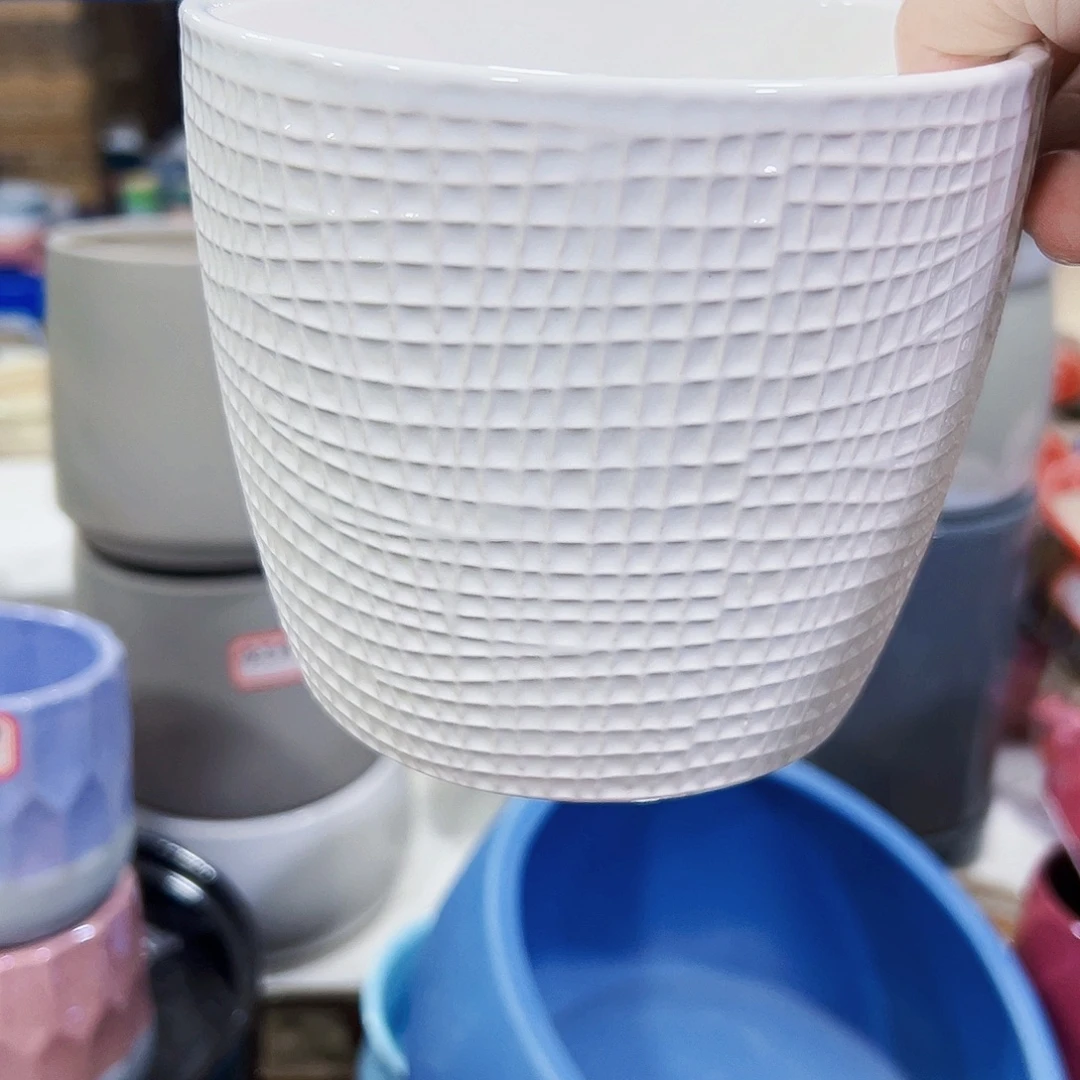 外贸尾单陶瓷花盆凑单10米包邮