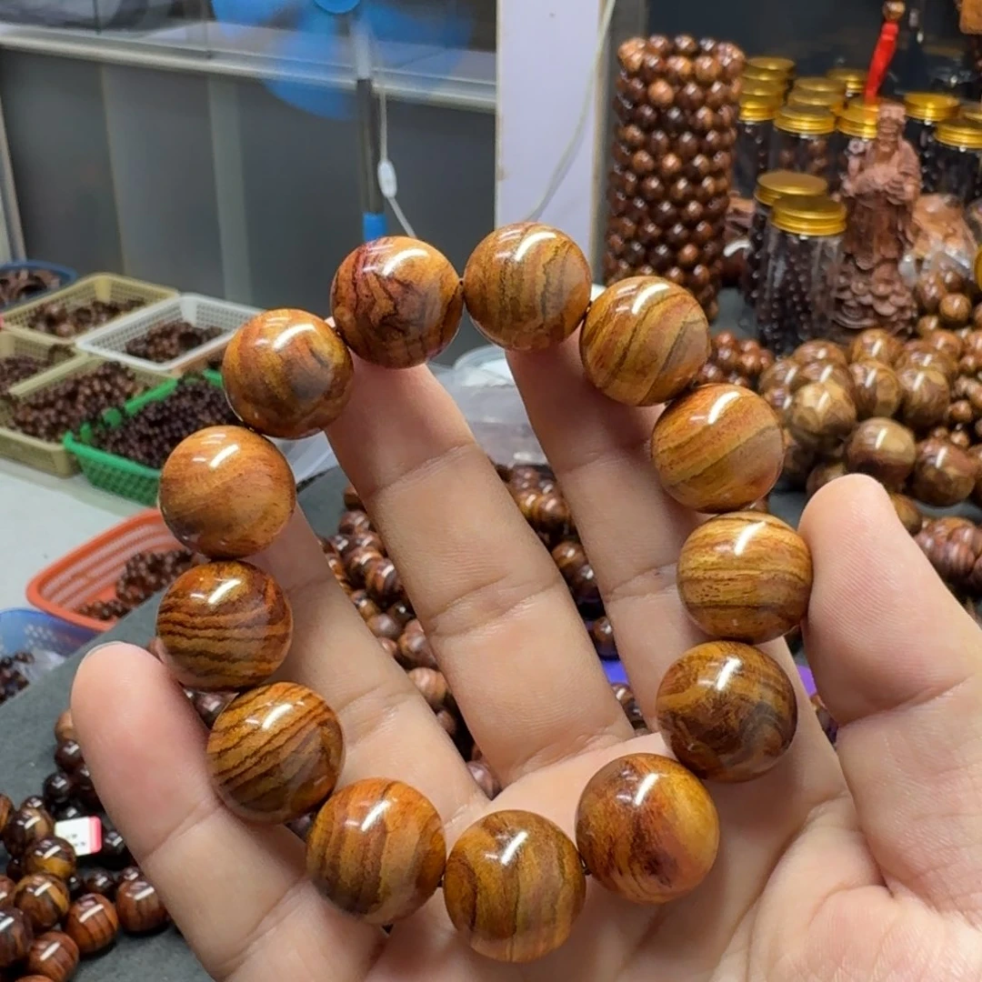 黄花梨/降香黄檀手串/手链23.8米1.8规格海黄手串