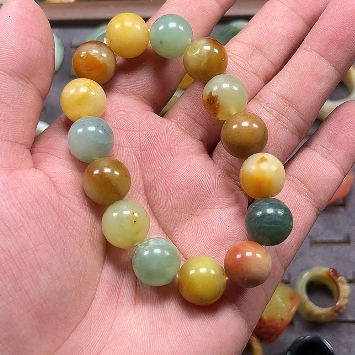 *****蛇纹石玉未镶嵌戒指