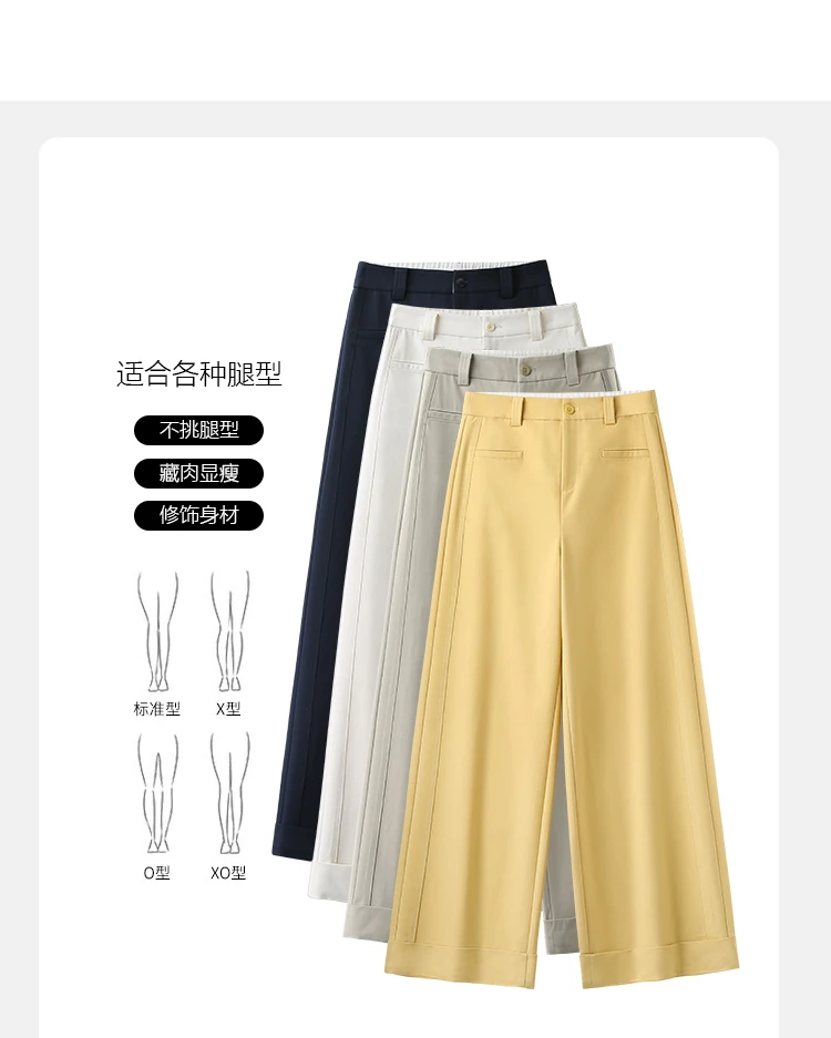 【爆款推荐】2025年秋免烫抗皱显瘦百搭爆款直筒裤251006