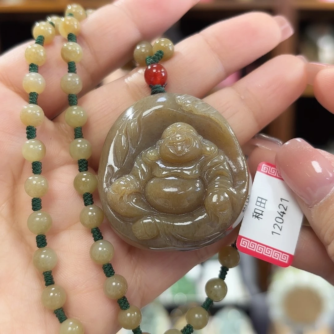 和田玉佛公吊坠未镶嵌