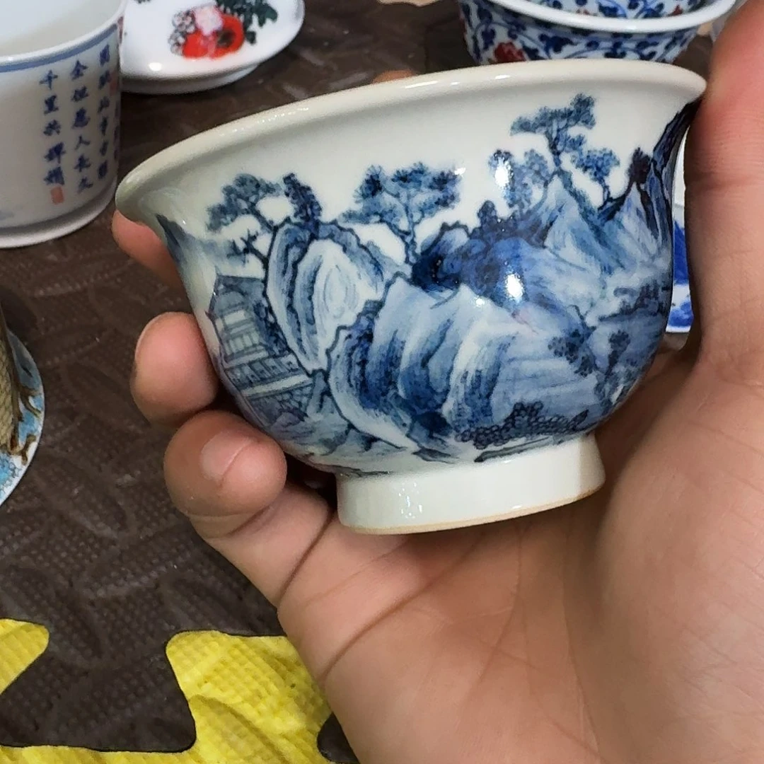 瓷片辉***同当代景德镇陶瓷手绘茶具