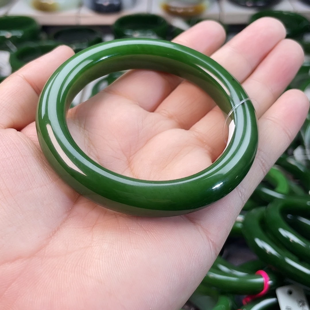 和田玉（碧玉）手镯未镶嵌