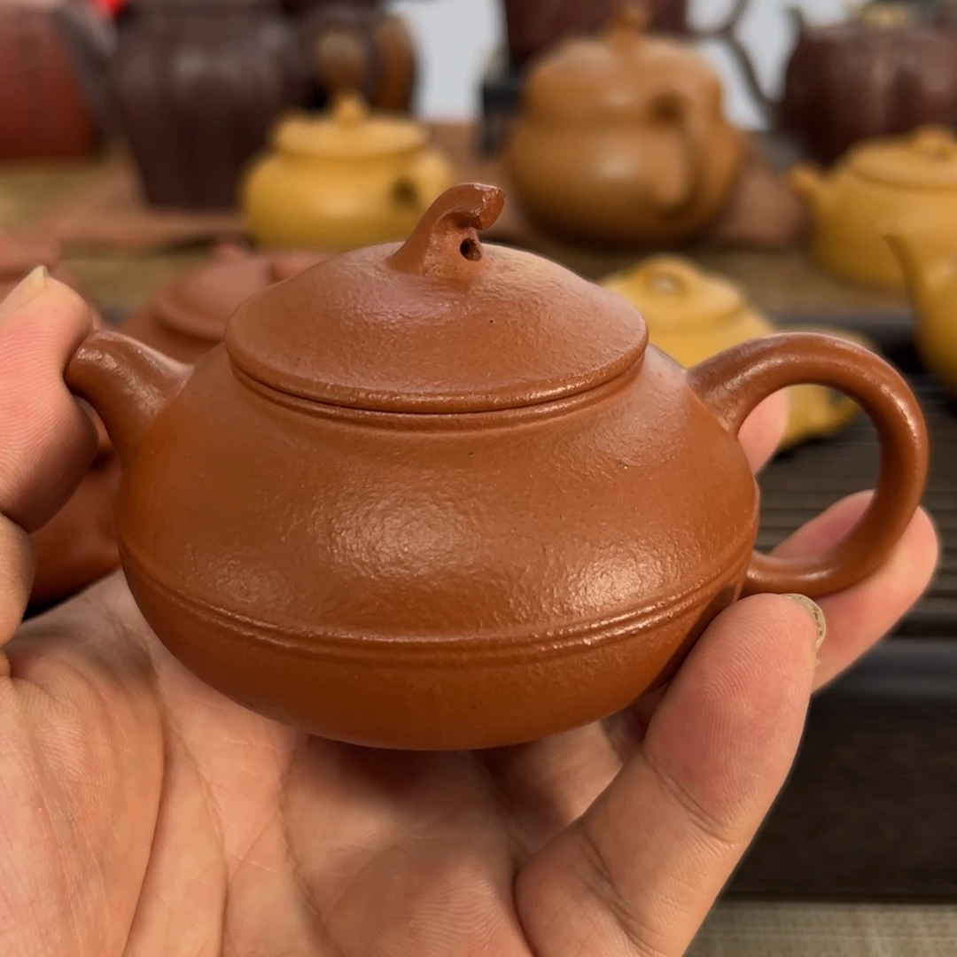 紫***人茶壶紫砂手工制作