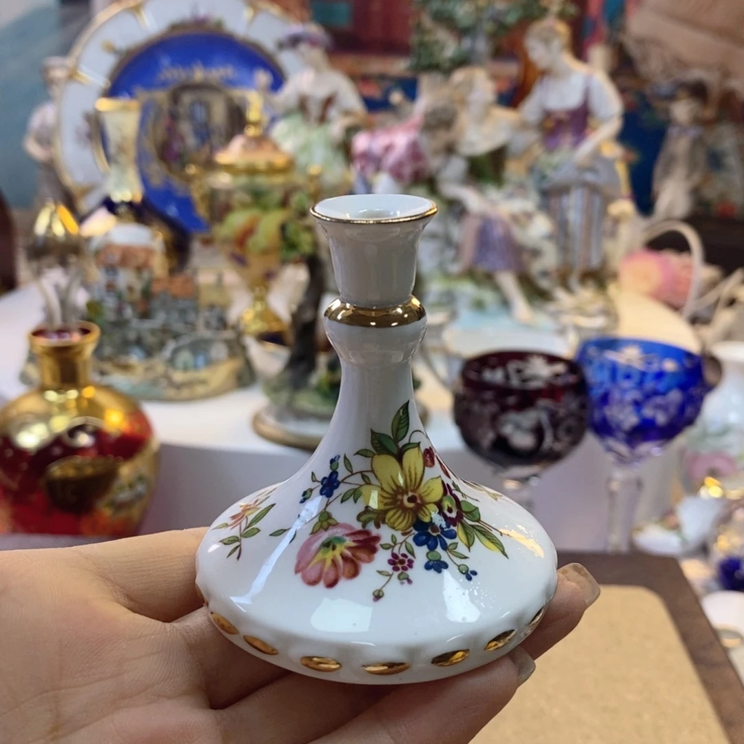 手绘瓷器欧瓷咖啡杯水晶杯