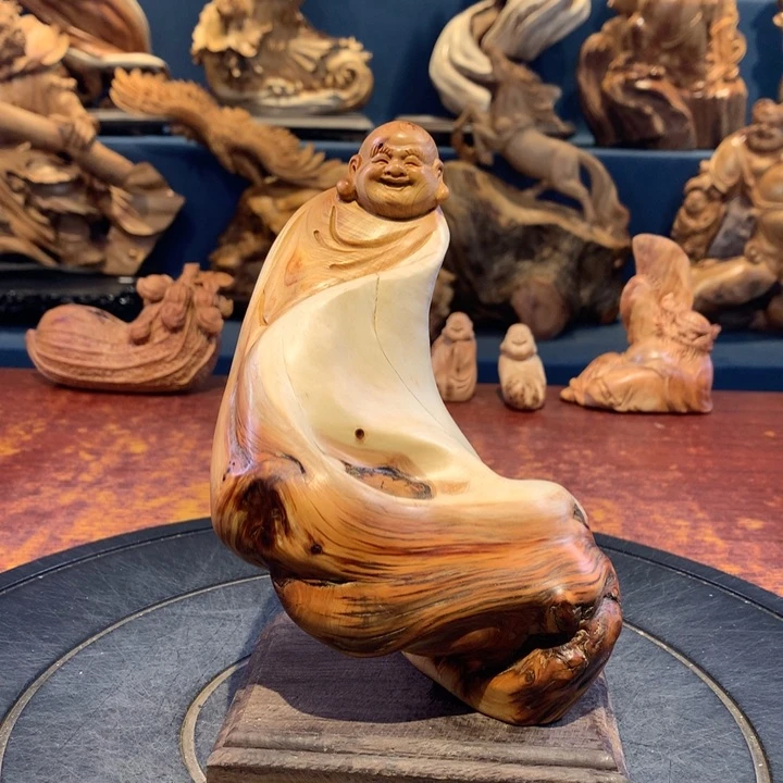 柏木（崖柏）根雕摆件