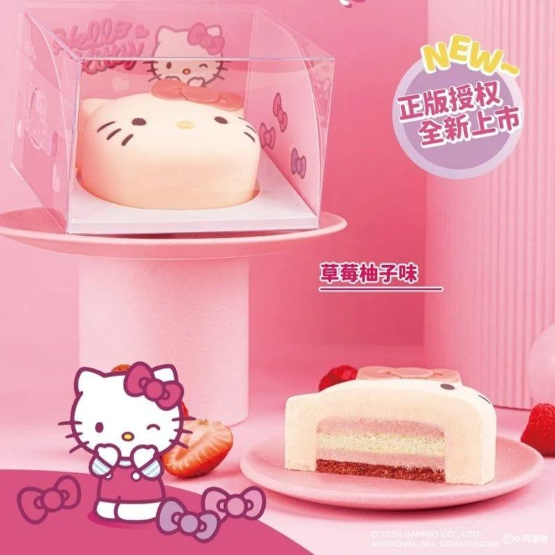 Hello Kitty大头慕斯蛋糕