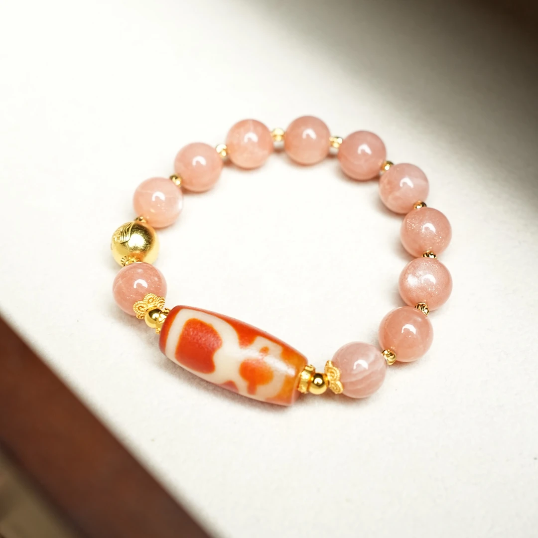 【观澜珠宝】财财玛瑙手串 民族风藏式手串 多样发其一 2168