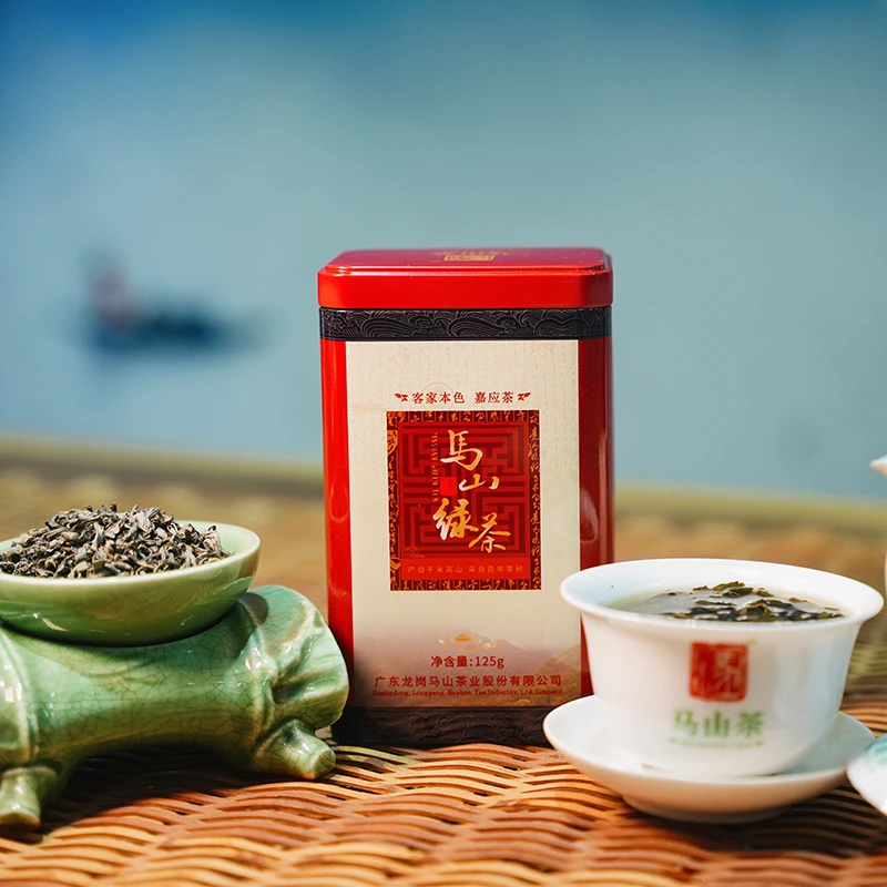 马山茶 2024年客家柴火炒绿马图村传统高火炒青茶叶125g/罐