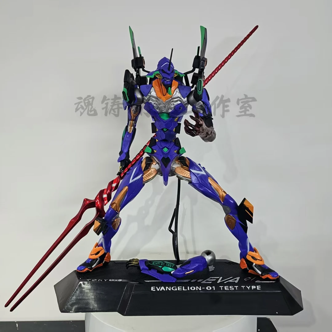 机甲系列 EV@ 紫螳螂 眼睛发光 模型摆件