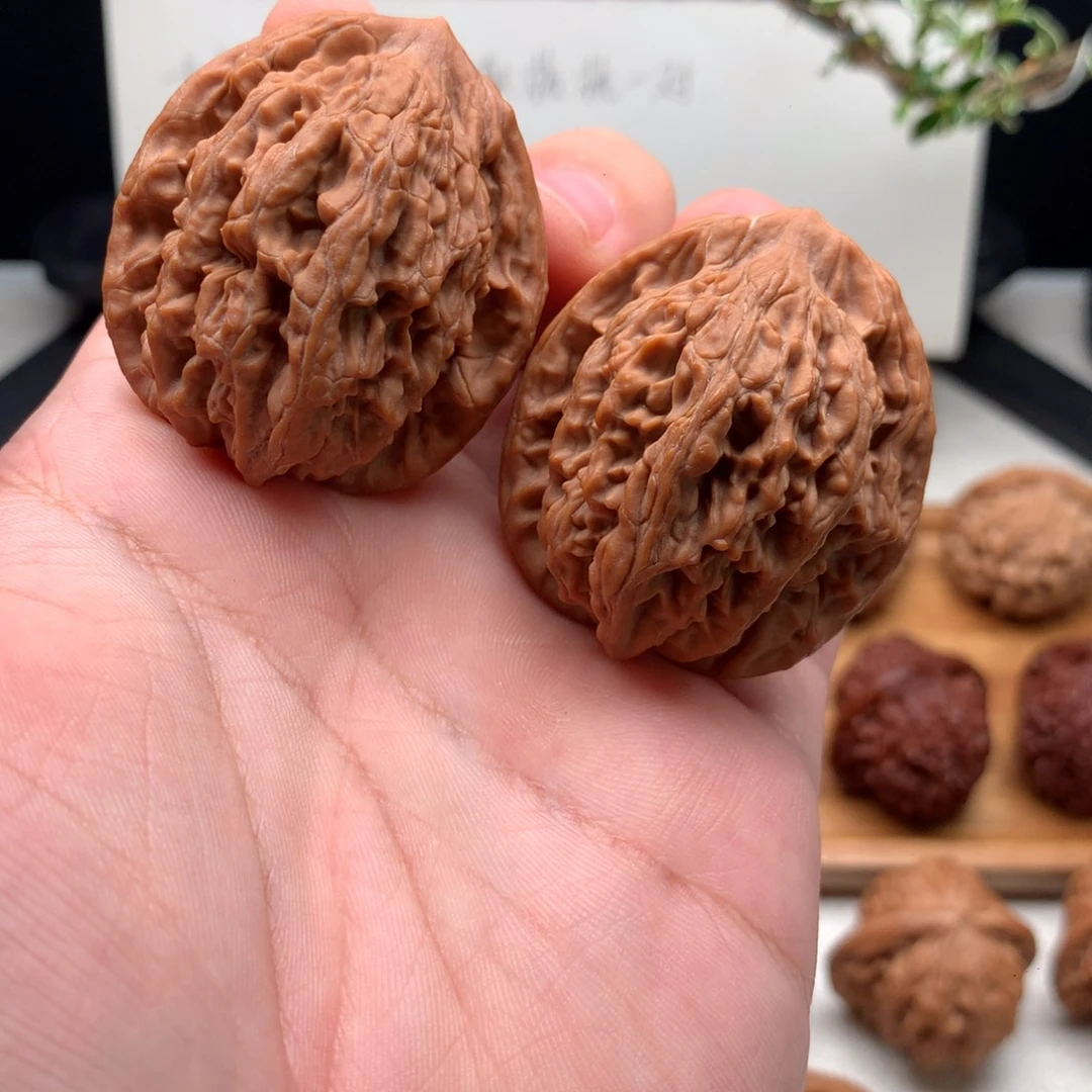 吊坠文玩核桃40虎头