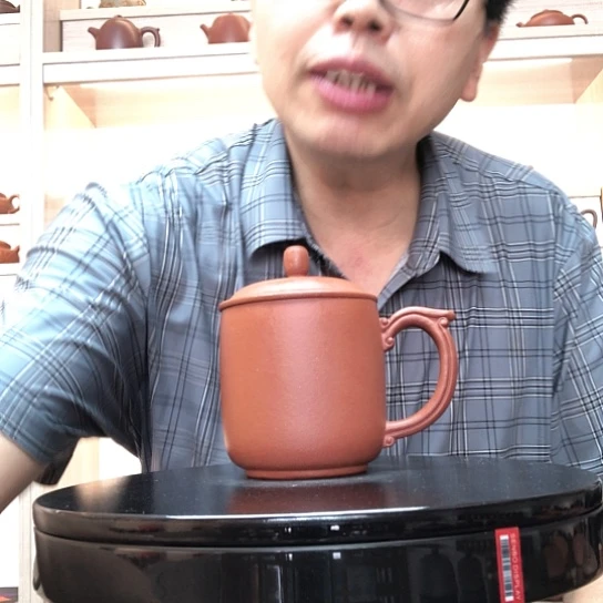 茶杯朱泥微瑕容量300