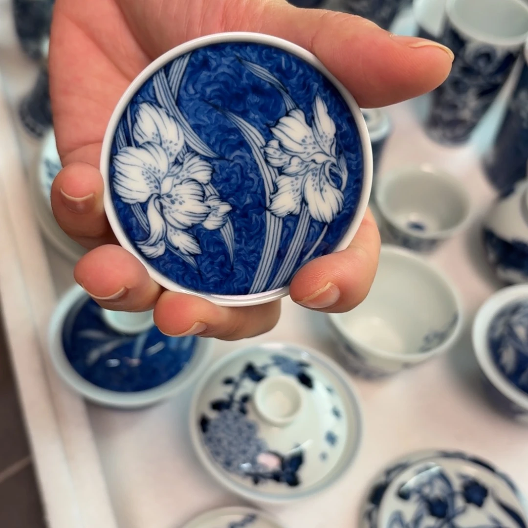 瓷片景德镇雨后开窑直播